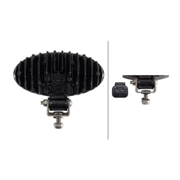 Faro da Lavoro LED 5.000 Lumen 12/24V – Fascio Lungo Raggio, Montaggio a staffa – HELLA – foto 2