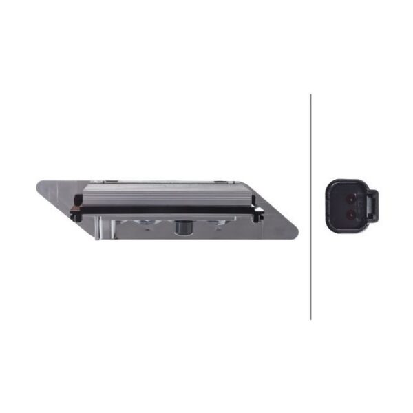 Faro da Lavoro LED 1.250 Lumen 12/24V – Fascio Lungo Raggio – HELLA Base Style – foto 2