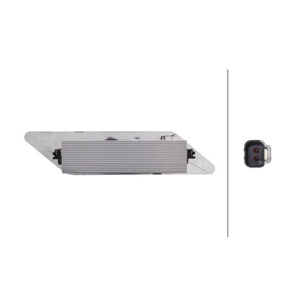 Faro da Lavoro LED 2.350 Lumen 12/24V – Fascio Ampio – HELLA Prime Style – foto 2