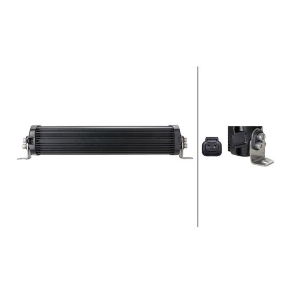 Faro da Lavoro LED 2.000 Lumen 12/24V – Fascio Ampio, Montaggio a bullone – HELLA Lightbar LBX VALUEFIT