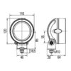 Faro da Lavoro LED 600 Lumen 12/24V – Fascio Ampio, Montaggio a bullone – HELLA – foto 3