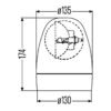 Girofaro Alogeno 12V – Montaggio magnetico – HELLA – foto 3