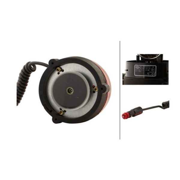 Rundumleuchte Halogen 24V – Magnetische Befestigung – HELLA – Bild 2