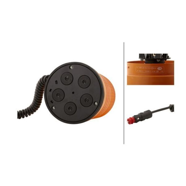 Rundumleuchte Halogen 12V – Magnetische Befestigung – HELLA – Bild 2