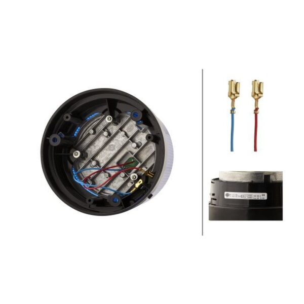 Girofaro LED 12/24V Blu – Montaggio a bullone – HELLA – foto 2