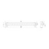 Faro da Lavoro LED 2.000 Lumen 12/24V – Fascio concentrato, Montaggio a bullone – HELLA