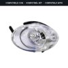 Compatibile con: Faro Anteriore Sinistro FIAT 500L 2012+ – Superiore C/Motore