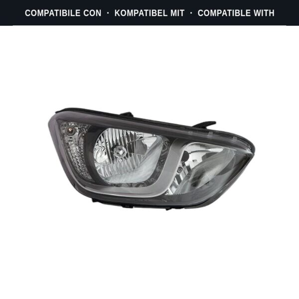 Compatibile con: Faro Anteriore Destro Hyundai I-20 2012-2014
