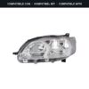 Compatibile con: Faro Anteriore Sinistro Peugeot 301 2012-2016 – C/Luce Diurna