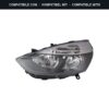 Passend für: Faro Vorne Sinistro Renault Clio 2012-2014 – Nero