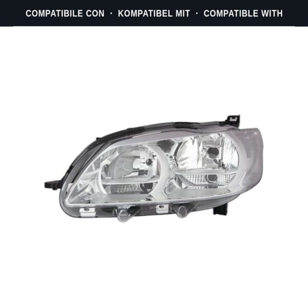 Compatibile con: Faro Anteriore Sinistro Peugeot 301 2012-2016