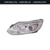 Compatibile con: Faro Anteriore Sinistro Ford Focus 2011-2013 – Parabola Cromata – Xenon Parabola Cromata C/Motore D3S-H7-H1-Py21W C/Luce Diurna A Led