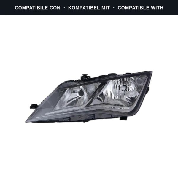 Compatibile con: Faro Anteriore Sinistro Seat Leon 2012-2016