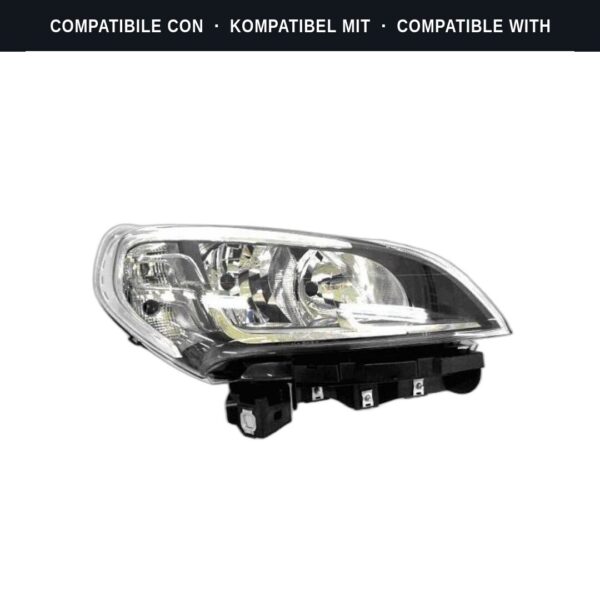 Compatibile con: Faro Anteriore Destro FIAT Doblo’ 2015+ – Cromata