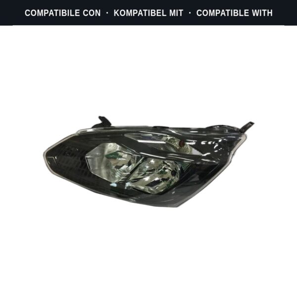 Compatibile con: Faro Anteriore Destro Ford Transit Custom – Tourneo Custom 2012-2017 – Parabola Nera