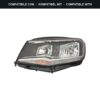 Compatibile con: Faro Anteriore Sinistro Volkswagen Caddy 2015-2019 – Versione 2