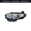 Compatibile con: Faro Anteriore Destro FIAT Tipo 2015-2019