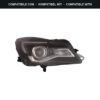 Compatibile con: Faro Anteriore Destro Opel Insigna 2013-2016 – C/Luce Diurna A Led