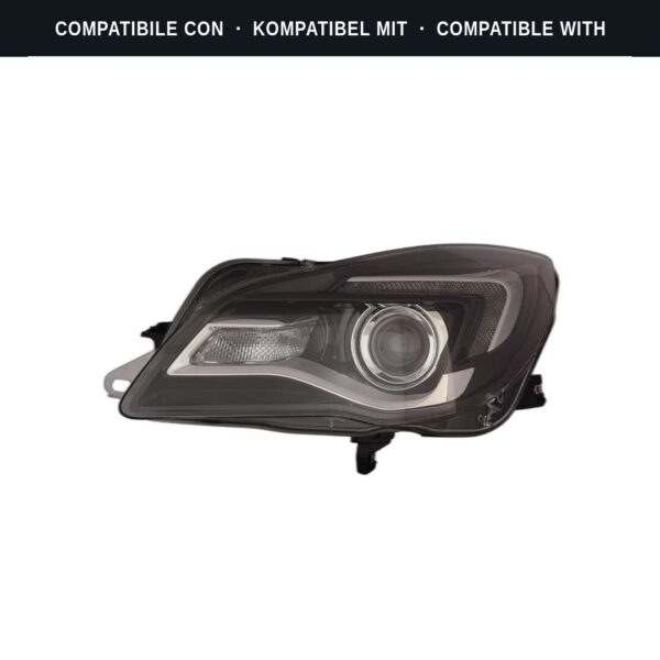 Compatibile con: Faro Anteriore Sinistro Opel Insigna 2013-2016 – C/Luce Diurna A Led