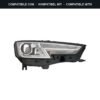 Compatibile con: Faro Anteriore Destro Audi A4 2015+