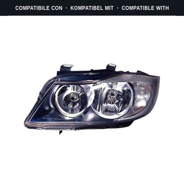 Compatibile con: Faro Anteriore Sinistro BMW Serie 3 E90 Berlina – Modello Zkw
