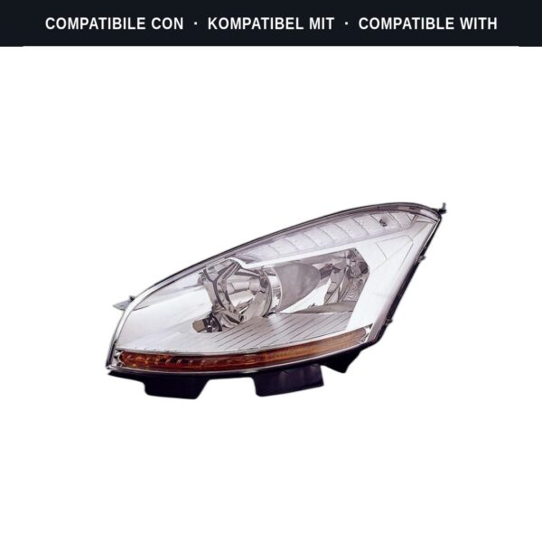 Compatibile con: Faro Anteriore Sinistro Citroen C4 Picasso 2007-2009