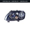 Compatibile con: Faro Anteriore Sinistro Volkswagen Touran 2003-2005 – Parabola Nera