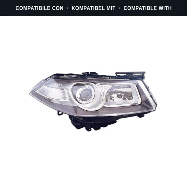 Compatibile con: Faro Anteriore Destro Renault Megane 2006-2007 – Xenon Cornice Nera