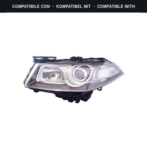 Passend für: Faro Vorne Sinistro Renault Megane 2006-2007 – Xenon Cornice Nera