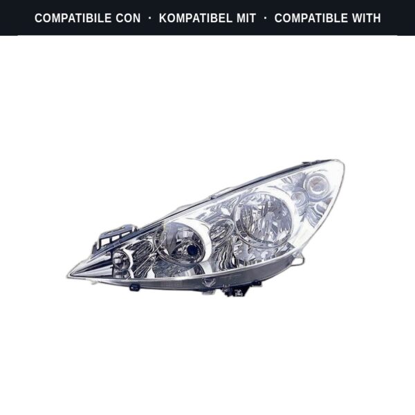 Passend für: Faro Vorne Sinistro Peugeot 308 2007-2010