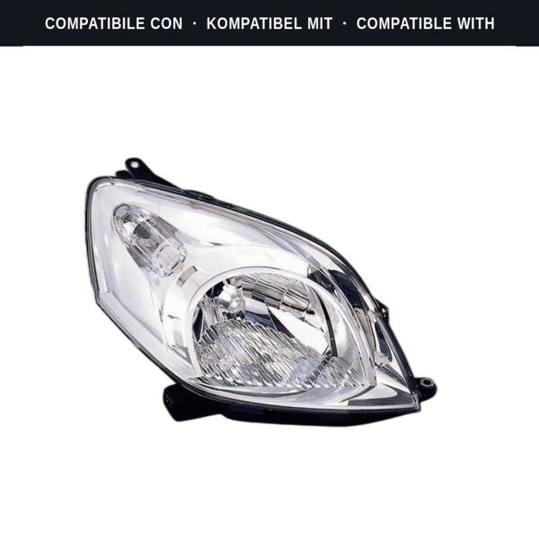 Compatibile con: Faro Anteriore Destro FIAT Fiorino – Qubo – Citroen Nemo – Peugeot Bipper 2008+