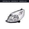 Compatibile con: Faro Anteriore Sinistro FIAT Fiorino – Qubo – Citroen Nemo – Peugeot Bipper 2008+