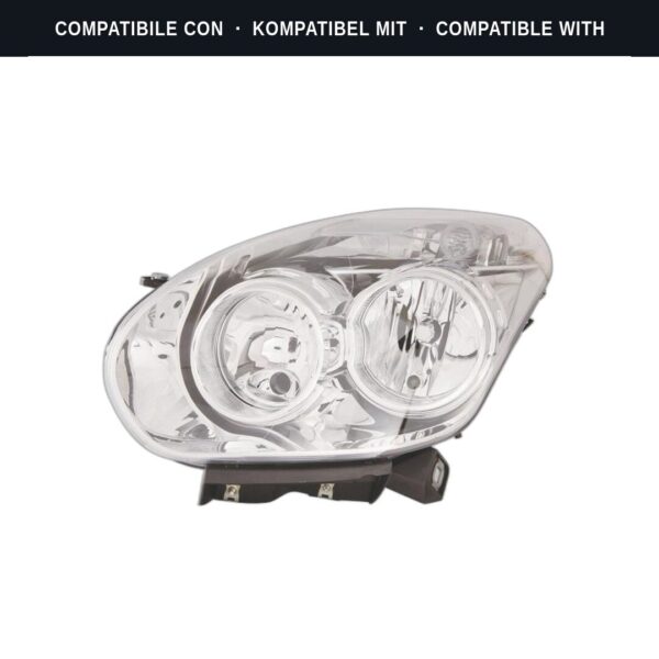 Compatibile con: Faro Anteriore Sinistro FIAT Doblo’ 2010-2014