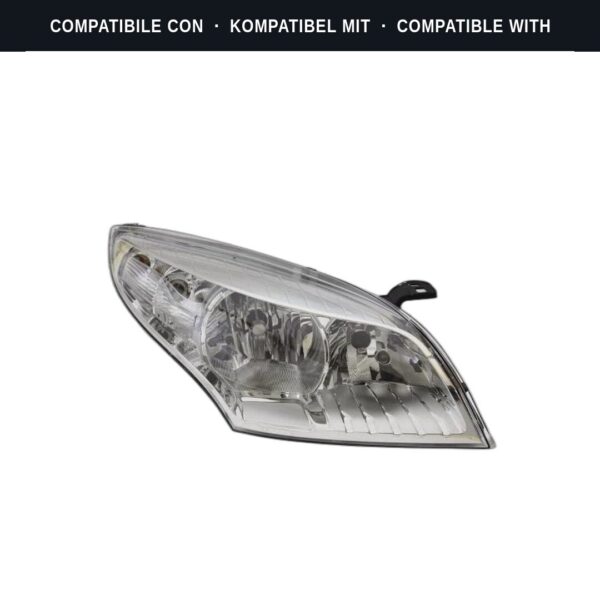 Compatibile con: Faro Anteriore Destro Renault Megane 2008-2011 – Parabola Cromata