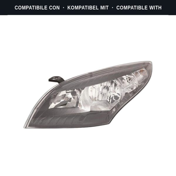 Passend für: Faro Vorne Sinistro Renault Megane 2008-2011 – Parabola Nera
