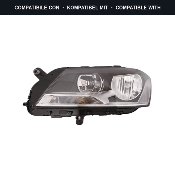 Compatibile con: Faro Anteriore Sinistro Volkswagen Passat 2010-2013 – Con Motore Elettrico