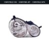 Compatibile con: Faro Anteriore Destro Volkswagen Polo 2001-2004 – Con Motore Elettrico