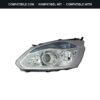 Compatibile con: Faro Anteriore Destro Ford Transit Custom – Tourneo Custom 2012-2017 – Parabola Cromata
