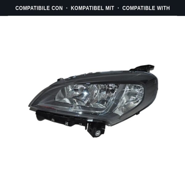 Compatibile con: Faro Anteriore Destro FIAT Doblo’ 2015+ – Nera