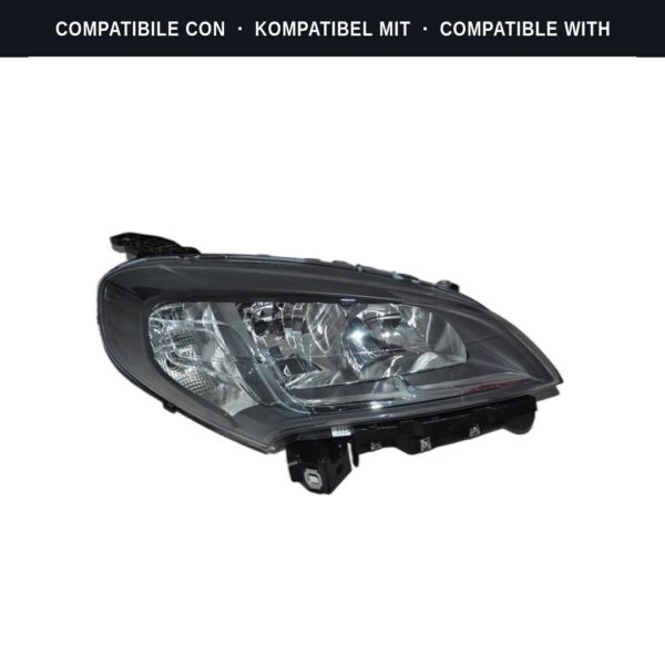 Compatibile con: Faro Anteriore Sinistro FIAT Doblo’ 2015+ – Nera