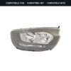 Compatibile con: Faro Anteriore Sinistro Ford Transit Custom – Tourneo Custom 2018+ – C/Motore