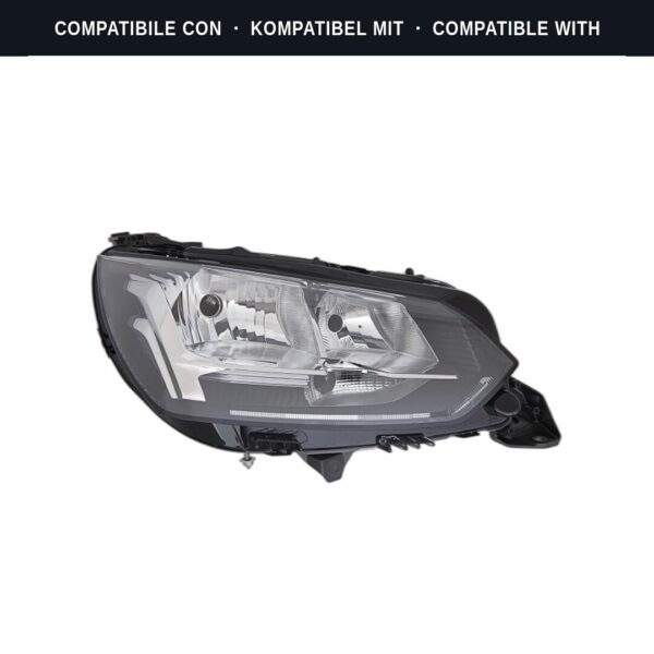 Passend für: Faro Vorne Destro Peugeot 208 – 2008 2019