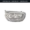 Compatibile con: Faro Anteriore Destro Ford Transit Custom – Tourneo Custom 2018+ – H1-H7 C/Luce Diurna A Led C/Motore