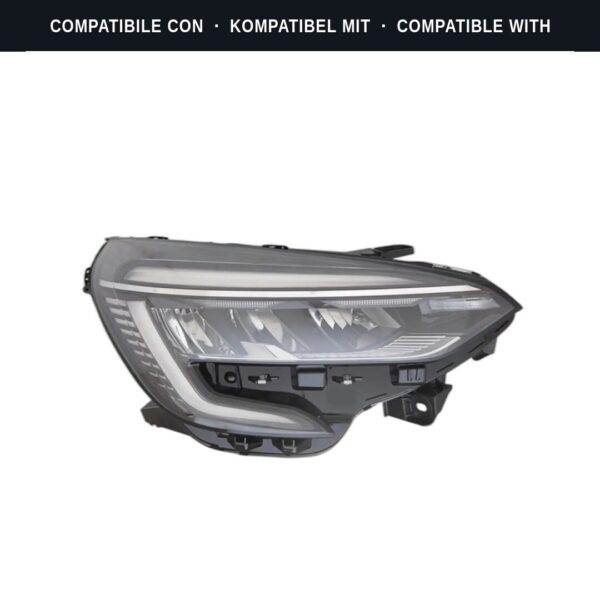 Compatibile con: Faro Anteriore Sinistro Renault Clio 2019-2022 – Versione Alternativa