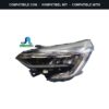 Compatibile con: Faro Anteriore Destro Renault Clio 2019-2022 – Parabola Nera