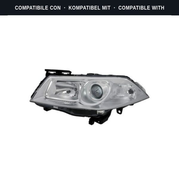 Passend für: Faro Vorne Sinistro Renault MEGANE 2005+ Alogeno (Rif. 043280) Originale Valeo