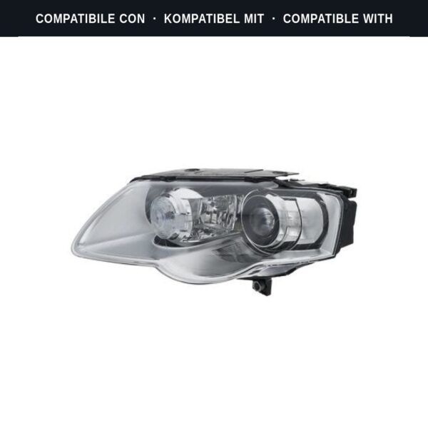 Passend für: Faro Vorne Sinistro Volkswagen PASSAT B6 2009+ Xenon (Rif. 043625) Originale Valeo