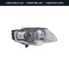 Passend für: Faro Vorne Destro Volkswagen PASSAT B6 2009+ Xenon (Rif. 043626) Originale Valeo