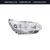 Passend für: Faro Vorne Destro Citroen C5 2009+ Alogeno (Rif. 043692) Originale Valeo