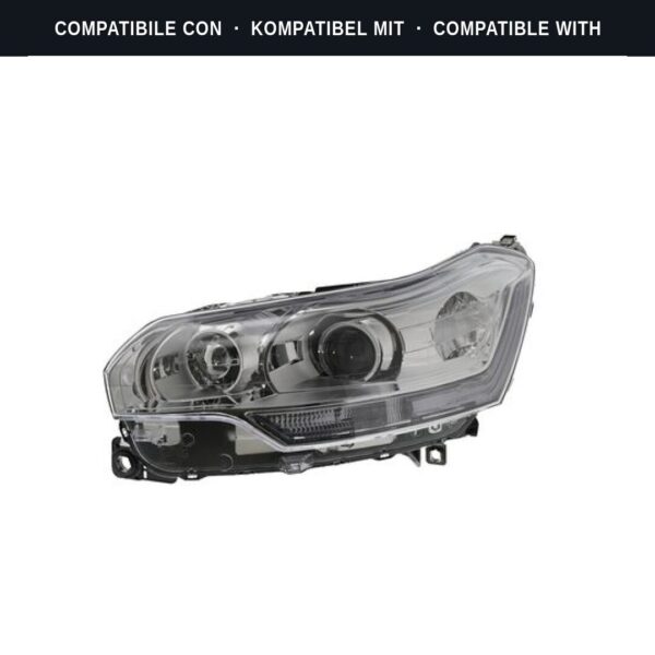 Passend für: Faro Vorne Sinistro Citroen C5 2009+ Xenon (Rif. 043693) Originale Valeo